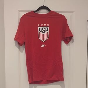 Nike Men's Red USA Graphic Tee